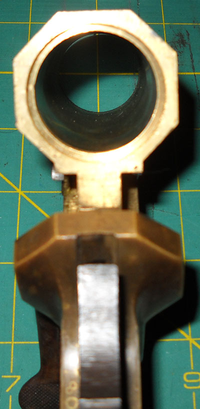 detail, Mk IV Very pistol bore, from rear